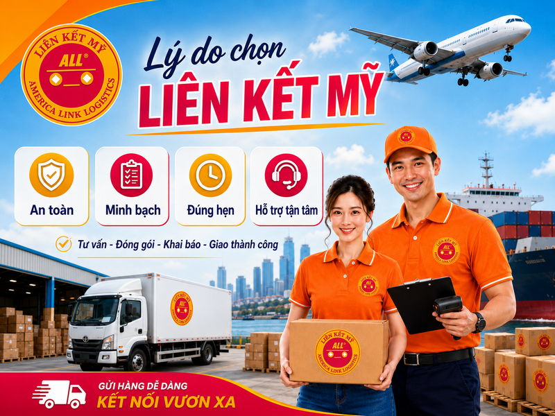 Lý do nên chọn dịch vụ chuyển phát nhanh của Liên Kết Mỹ